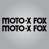 Moto-X Fox Tank Decal Set - 11.5"