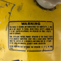 76-78 Suzuki RM Tank Warning and Premix Decal Sticker Sheet