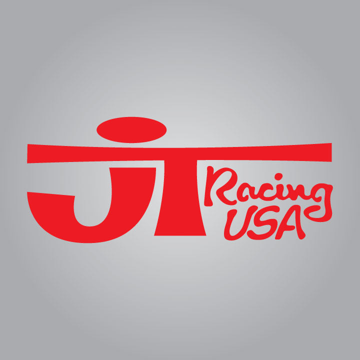 JT Racing Decal - Red – Vintage Motocross Stickers