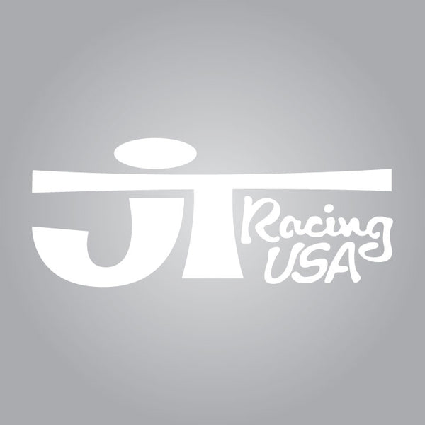 JT Racing Decal - White