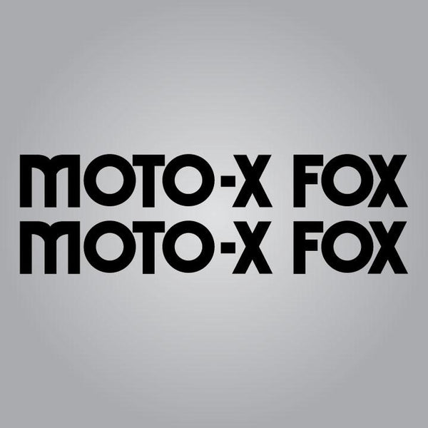 Moto-X Fox Tank Decal Set - 11.5"