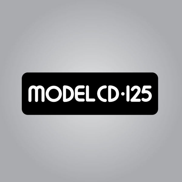 Mototek CDI Ignition Model CD-125 Decal
