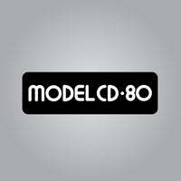 Mototek CDI Ignition Model CD-80 Decal